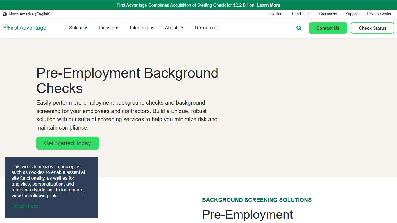 Employment Background Checks & Screenings | First Advantage